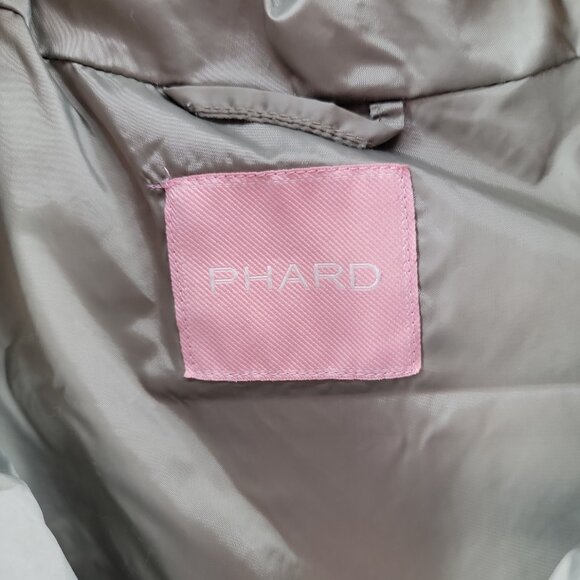 PHARD Italy Long Puffer Coat w/ Real Fur Hood – Size M - Picture 7 of 10